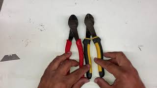 Milwaukee 8” Comfort Grip Angled Head Diagonal Cutting Pliers 48-22-6128