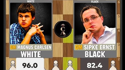 The One And Only Infamous Magnus Carlsen Effect Game Against Sipke Ernst - 2004