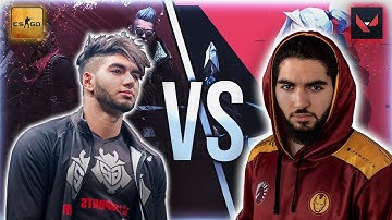 CS:GO ScreaM vs Valorant ScreaM
