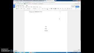 Setting Up an APA Style Paper in Google Docs