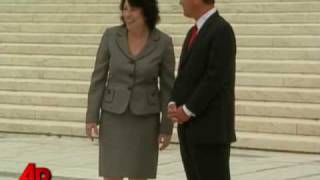 Raw Video: Sotomayor Ready for Her First Day