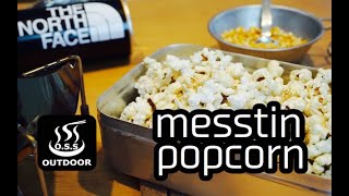 トランギア・メスティンで作るポップコーン【PCP・ポップコーンパーティー】,Popcorn made from trangia MessTin