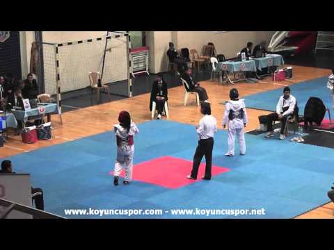 57kg Cagla Ayna - Gul Celik (2013 Turkish Senyor TKD Championships)