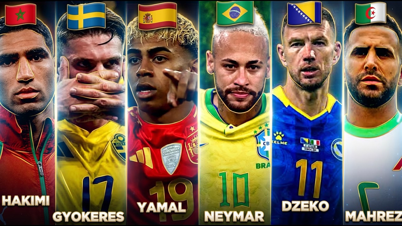 O MELHOR JOGADOR de CADA UMA das 48 SELEÇÕES DA COPA ...
