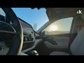Relaxing Passenger POV Drive in Dubai 🌅 | Cozy Car Interior &amp; Outside Scenic View [4K]
