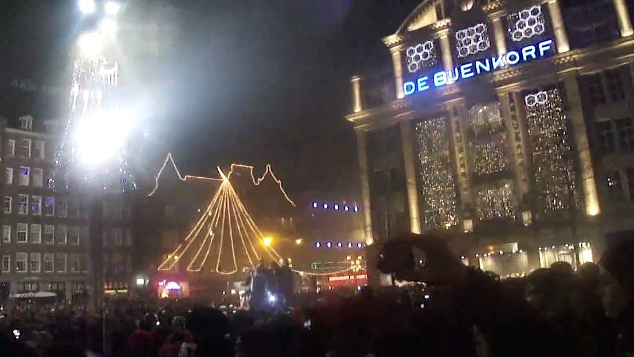 Amsterdam welcomes 2011 at Dam Square 2011-01-01