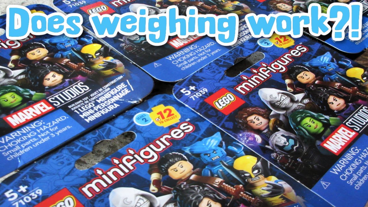 Opening Lego Marvel Studios Minifigures Now in Boxes You Can Weigh