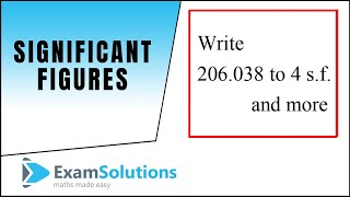 Significant Figures | ExamSolutions