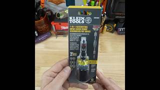 Stubby 7 in 1 Klein Ratcheting Impact screwdriver #klein #kleintools