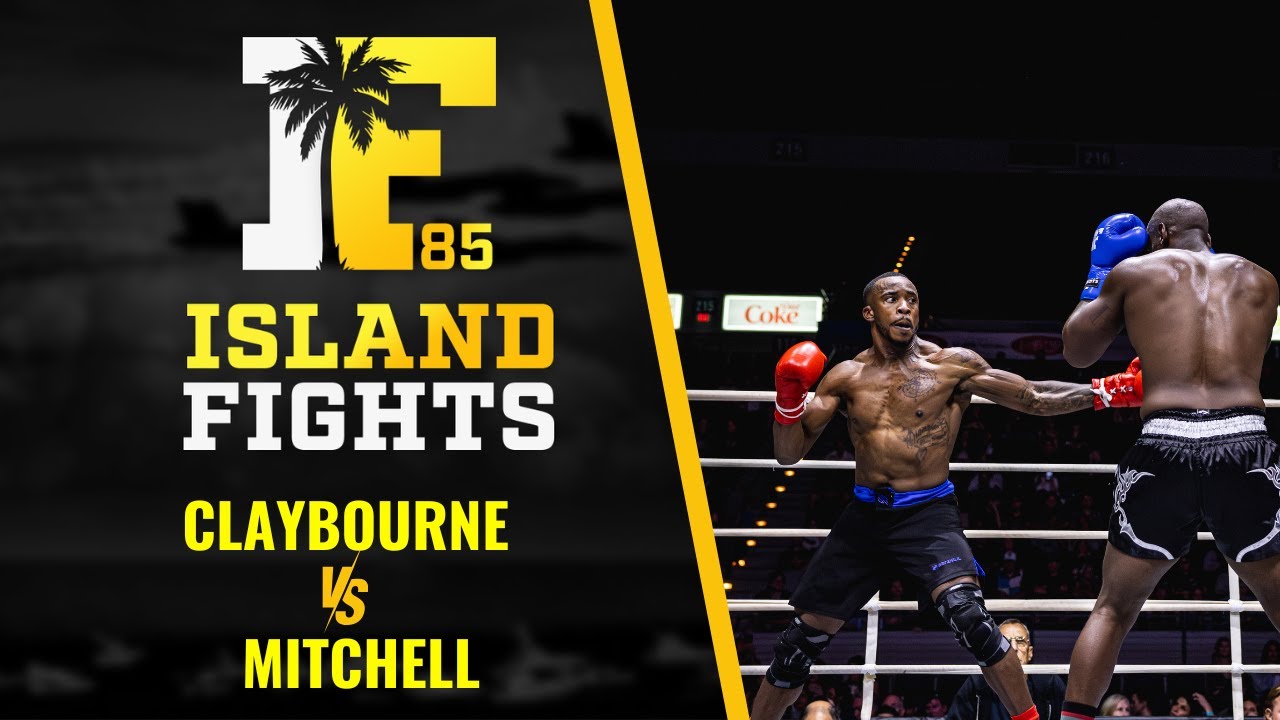 Полный бой Клейборн против Митчелла на Island Fights 85 | Islandfights.com