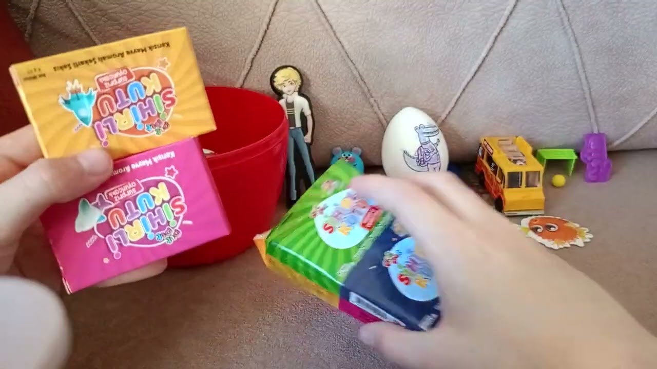 muciz uğur böceği adrien oyun hamuru dev sürpriz yumurta topi hotwheels cosby toybox burger part23