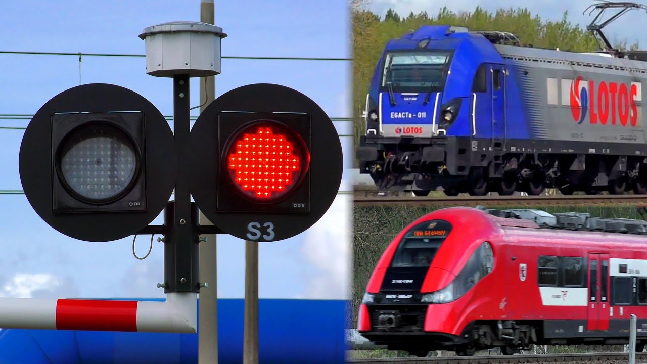 Nowa sygnalizacja na Przejeździe Kolejowym | ul. Równinna w Toruniu | Polish railroad crossing