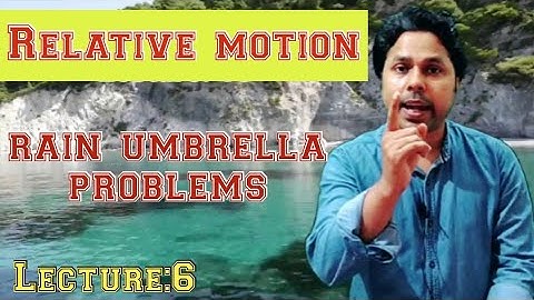 Rain umbrella Problems||Relative motion(Lecture:6)