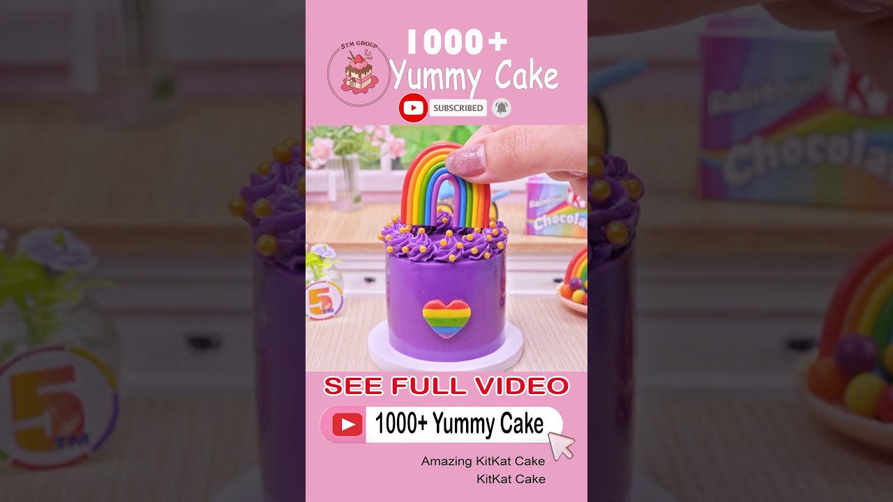 Miniature KitKat Chocolate Cake 