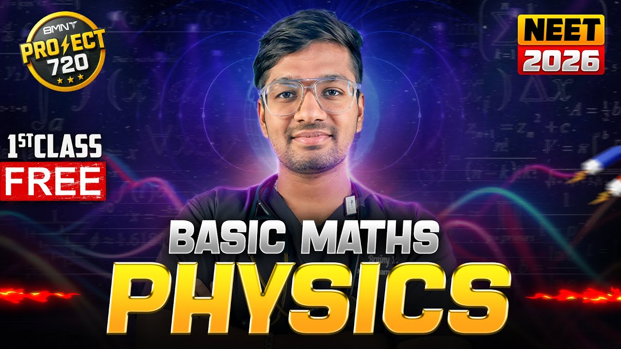 “Project 720 Day 1 🔥 Physics From Zero – The Maths You Were Never Taught | NEET 2026 Tamil”