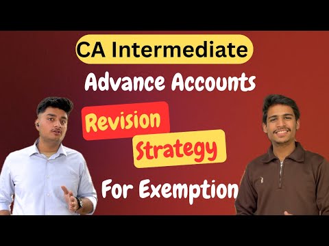 Advance Accounts Revision Strategy May 26 !! Aggregate + Exemption ❤️‍🔥😀📚