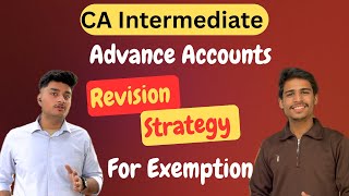 Advance Accounts Revision Strategy May 26 !! Aggregate + Exemption ❤️🔥😀📚