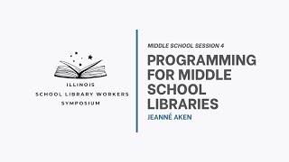 Programming for Middle School Libraries