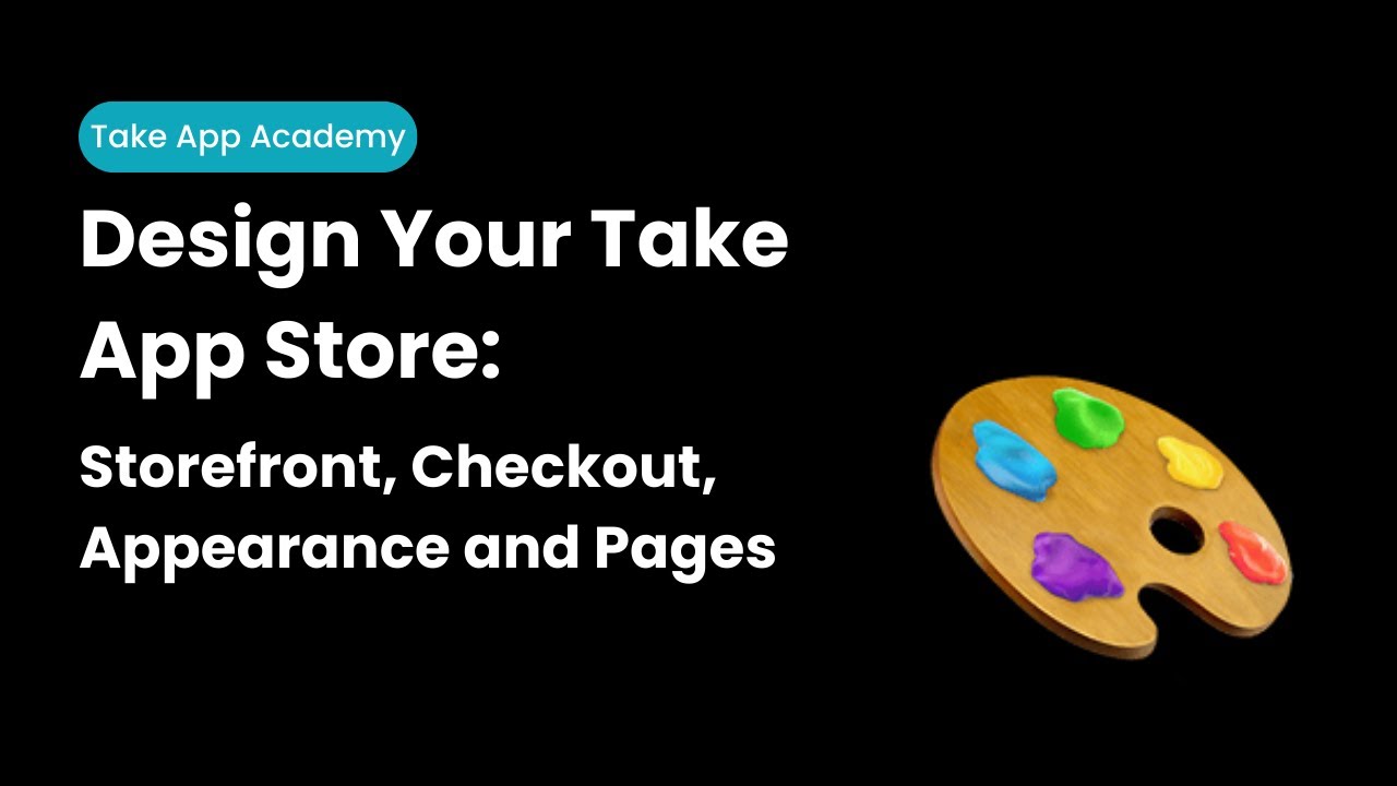 How to Design Your Take App Store - YouTube