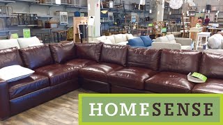 HOME SENSE SHOP WITH ME FURNITURE SOFAS COUCHES ARMCHAIRS PATIO WALL ART DECOR STORE WALK THROUGH
