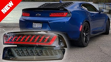 NEW 2016-18 Camaro Smoked Sequential Tail Lights by Spec-D Overview | Next-Gen Speed