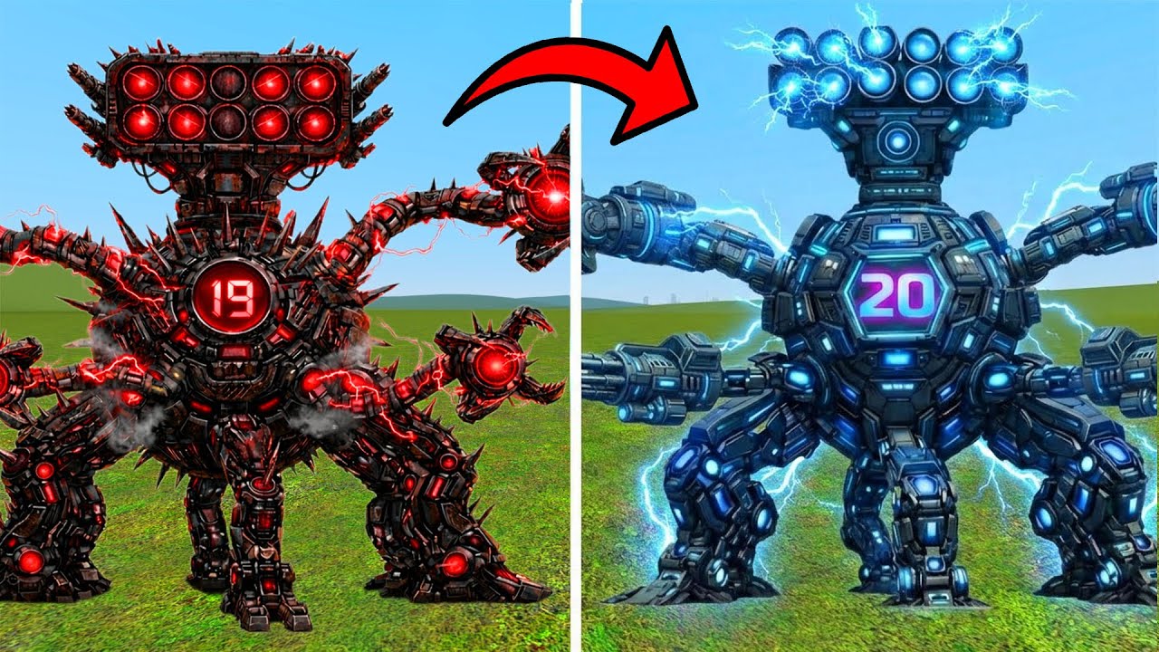 EVOLUTION NEW OMNIDROID ROBOT V.20 ! The Most Powerful Robot Yet! (Incredibles Roblox GMod)