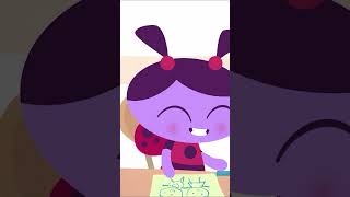 Drawing with the bugs! #shorts #youtubeshorts #luandtheballybunch