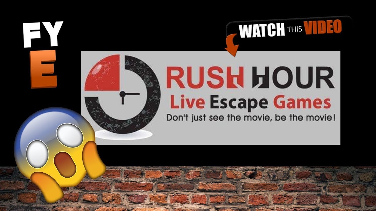 Rush Hour Live Escape Games YouTube