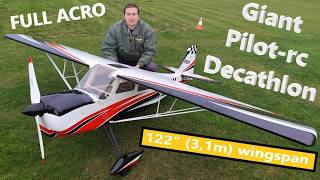 Giant Pilot-RC Decathlon (3,1m wingspan) full acro flight