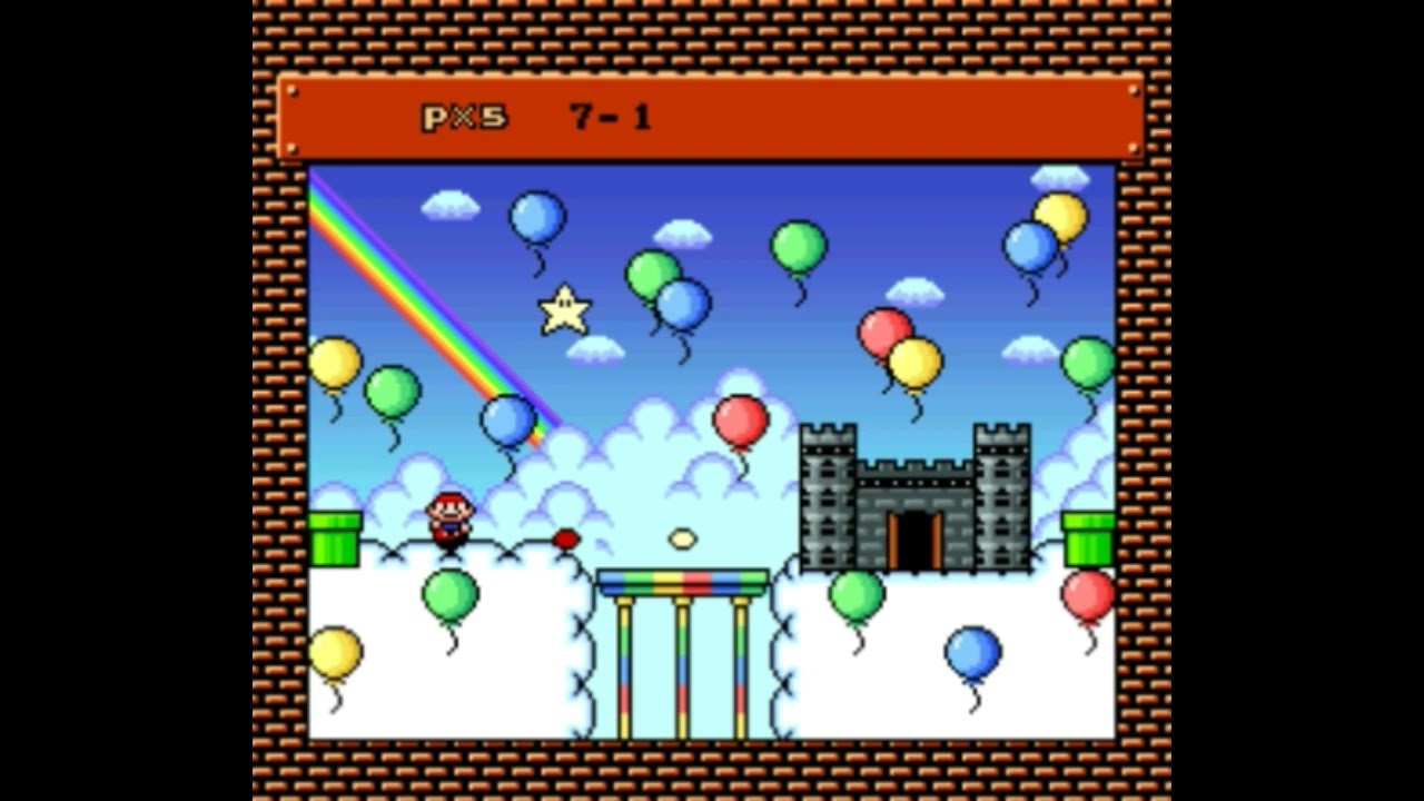 SMW Custom Music - Kirby's Adventure - Orange Ocean Map