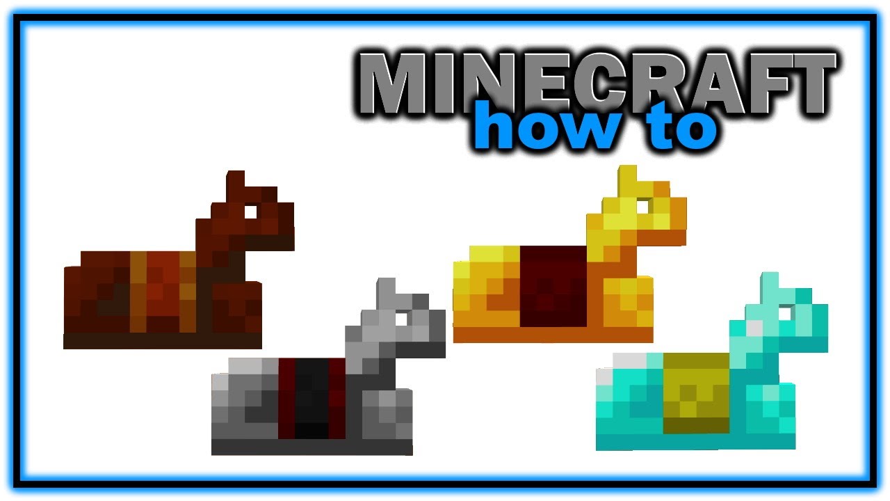 How to Obtain and Use Horse Armor! | Easy Minecraft Tutorial - YouTube