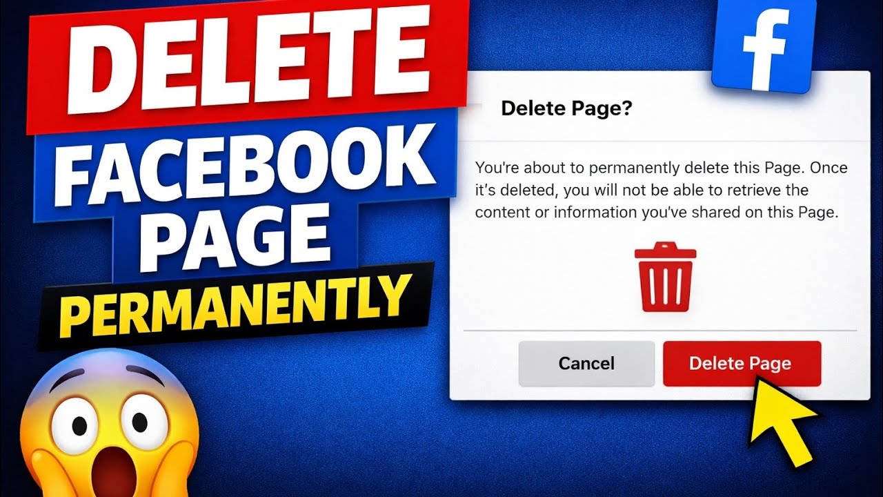 How to Delete Facebook Page Permanently | Step by Step Guide 2026 - YouTube