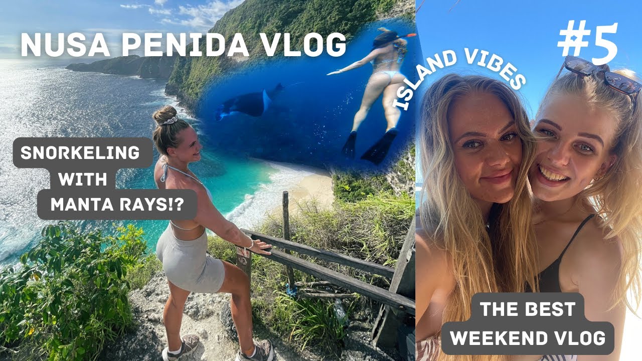 DRONKEN RIJDEN OP NUSA PENIDA? SNORKELEN MET MANTA RAYS & SATE AYAM | DEBBIEJANSSEN | VLOG 5