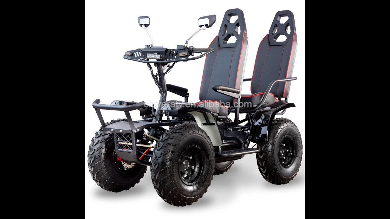 Chinese Cheap Price OEM All-Terrain 4WD Electric Scooter ATV with Chair