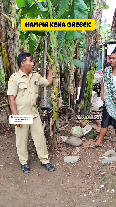 Pak Lurah Hampir kena grebek #komedi #triokamvret
