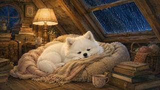 Sleep Music for Rainy Attic Night 🌧 | Soft Piano & Rain Overhead | 3 Hours Sleep Music screenshot 3