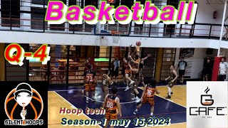 Q-4 g cafe vs silent hoops basketball season-1 may 15,2024 (hoop tech)