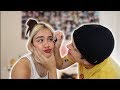 MY BOYFRIEND DOES MY MAKEUP CHALLENGE