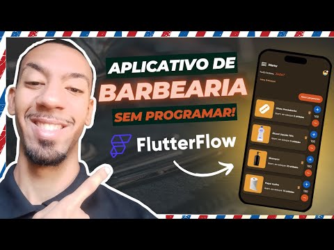 Flutterflow: Construindo Drawer e Inventário da Barbearia