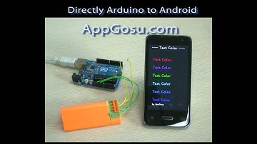 AppGosu :: TextColor  (Directly Arduino to Android Tool Kit)