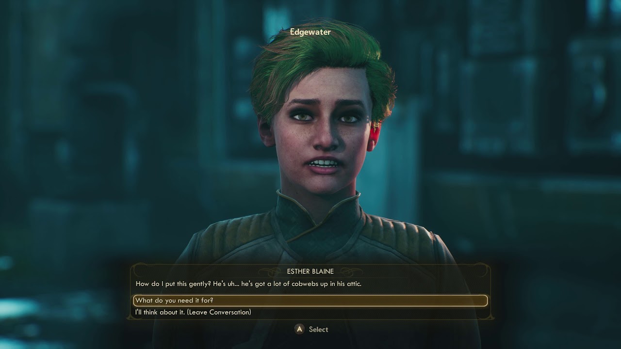 outer worlds binary dialog option