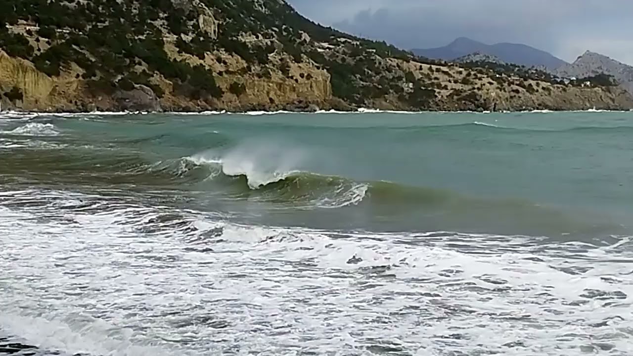 Новогодняя стихия! Таким можно любоваться вечно! Крым. Новый свет.