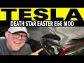 Secret Death Star Wrap Mod on Tesla Charge Port