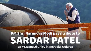 PM Shri Narendra Modi pays tribute to Sardar Patel at #StatueOfUnity in Kevadia, Gujarat | PM Modi screenshot 4