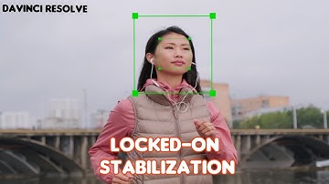 locked-on stabilization effect | DaVinci resolve tutorial