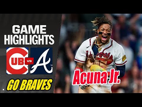 Atlanta Braves vs Chicago Cubs TODAY Highlights May 15, 2024 | Acuna Jr. Home Run !