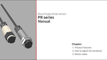 [HANYOUNGNUX] Round type photosensor PR series