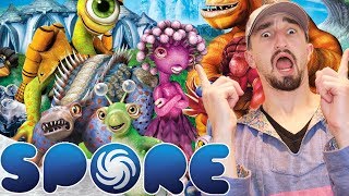 GIANT EVIL BUG MONSTER EATS MY FAMILY - Spore #3