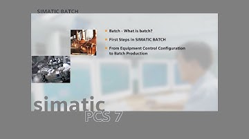 01- SIMATIC BATCH - What is batch ?