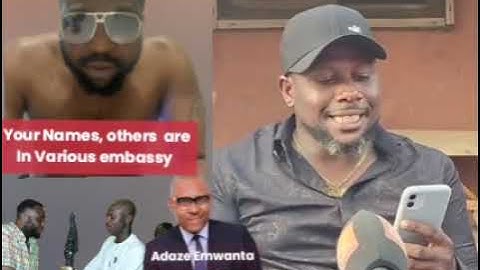 PRESS CONFERENCE: Their Names and others already in various Embassy.